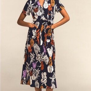 Maeve by Anthropologie midi belt dress